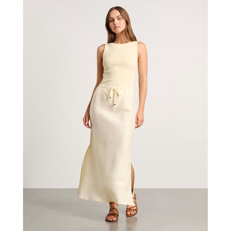 JAG Delilah Linen Slip Skirt image number 3